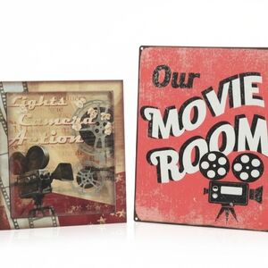 Lights, Camera, Action! Movie Room Decor Set